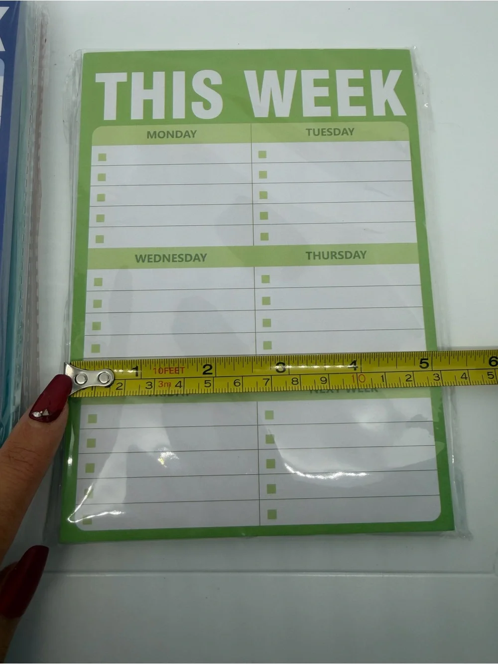 Weekly Planner Notepad Pad - 4 pack